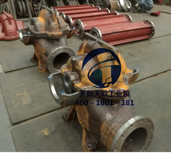 長沙天鵝工業泵股份（fèn）有限公司單級雙吸中開泵毛（máo）坯打（dǎ）磨
