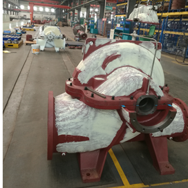 長沙天鵝工業泵外觀多道膩子打磨單級（jí）雙（shuāng）吸中（zhōng）開泵