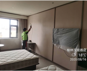 陝西榆林漢庭（tíng）快捷酒（jiǔ）店（diàn）甲醛治理和異味處理